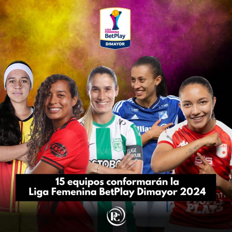 15 equipos conformarán la Liga Femenina Betplay Dimayor 2024